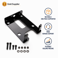 Fabrication sur mesure de tôles métalliques de précision TZR OEM, support en U robuste, assemblage métallique noir brillant