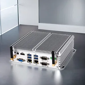 Mini PC Industrial Sin Ventilador y Resistente al Polvo, 8G 128G 8145U 8550U, con Windows 10/11 Integrado, Carcasa de Aluminio, I3/I5, en Oferta - Product Image 1