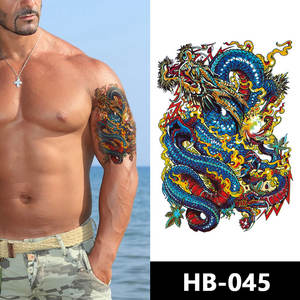 Autocollant de <span class=keywords><strong>tatouage</strong></span> de <span class=keywords><strong>bras</strong></span> d'animaux frais de corps imperméable temporaire non toxique pour hommes en gros - Product Image 5