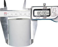 Marca Unifon, salida de fábrica de Guangdong, 48g, 55g, 60g, 70g, Papel de recibo caliente, 80mm X 80mm, impresión flexográfica para servicio de alimentos al por menor