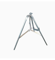 Structure d'échafaudage en acier pliable haute résistance avec conception anti-corrosion et capacité de charge de 100 kg