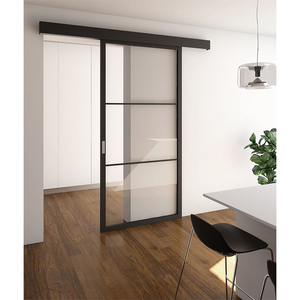 Affordable Soundproof Aluminum <strong>Sliding</strong> Glass <strong>Door</strong> - 5-Year Finish, Modern <strong>Partition</strong> System for Home &amp; Office Use - Product Image 4