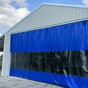 Vectus Tùy Chỉnh PVC Rèm Bạt Không Thấm Nước Dệt Grommet Hàng Đầu Rửa Xe Rèm Cho Ngành Công Nghiệp Kho Tùy Chỉnh Màu Tráng - Product Image 5