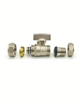 Vanne à boisseau sphérique PPR XingFu à commande manuelle, filetage mâle, en cuivre électrolytique, pour eau, tailles de raccordement 1/2 et 3/4 pouces, OEM DN15-25