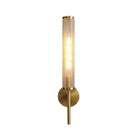 Lampe murale LED en cuivre doré VHModern, design romantique et chaleureux en verre, design post-moderne de luxe, taille personnalisée, salon, salle à manger