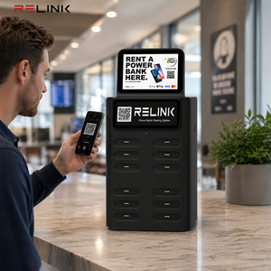 Estación <span class=keywords><strong>de</strong></span> Carga para <span class=keywords><strong>Celulares</strong></span> con Pantalla <span class=keywords><strong>de</strong></span> 8 Pulgadas, 12 Ranuras, Carga Rápida <span class=keywords><strong>de</strong></span> 40W, para <span class=keywords><strong>Alquiler</strong></span> Comercial - Product Image 1