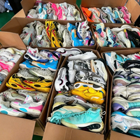 Chaussures de sport d'occasion de marque pour hommes, grade B, pour l'exportation, chaussures de basket-ball, de football et de ballet