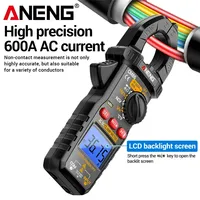 Multimeter Meteran Klem Digital ANENG 600A AC/DC Dioda Tegangan Arus NCV Alat Uji Teknisi Listrik Profesional