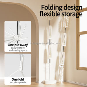 VSUCH Porte-vêtements pliable et multifonctionnel pour enfants, cintre simple en plastique pour le séchage des vêtements. - Product Image 5