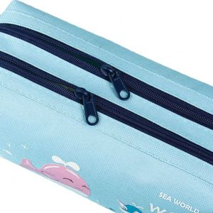 Big Capacity Pencil Case Cartoon Pencil <b>Bag</b> Portable Stationery Organizer Custom Printing for Children <b>School</b> Office Supplies - Product Image 6