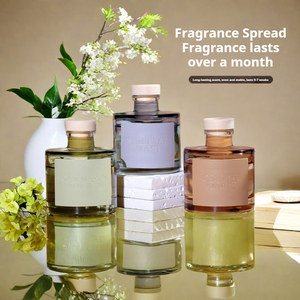 100ml Eco-Friendly Alcohol-Free Handcrafted Lead-Free <b>Reed</b> <b>Diffuser</b> Set Essential Oil Long-Lasting 5-7 Weeks Odor Removal Home - Product Image 4