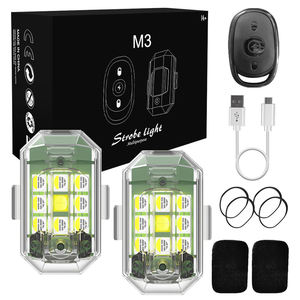 LED étanche Anti-collision voyant d'avertissement Rechargeable <span class=keywords><strong>moto</strong></span> <span class=keywords><strong>clignotant</strong></span> <span class=keywords><strong>feu</strong></span> arrière pour vélo avion stroboscope lumière stroboscopique - Product Image 1