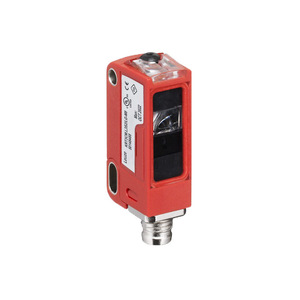 Sensor de Marcas de Color Leuze KRT3CL1.3S2/6T-M8, Sensor Fotoeléctrico Industrial con Montaje M8, PNP de Paso Brillante, NPN de Paso Oscuro - Product Image 1