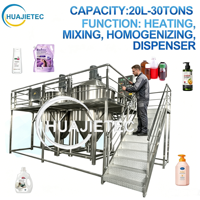 HUAJIE 50L10000L mélangeur homogénéisateur réservoir de mélange agitateur enveloppe de réacteur réservoir de mélange machine de fabrication de shampoing pour voiture mélangeur réservoir de mélange
