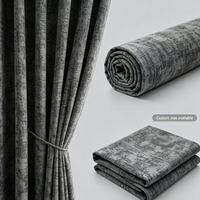 Rideaux occultants jacquard à motif floral style américain pour salon, avec cantonnière prête à poser, vente en gros
