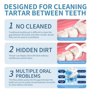 Özel etiket doğal ipi sopa kömür organik toplu özel süper diş diş ipi eko - Product Image 4