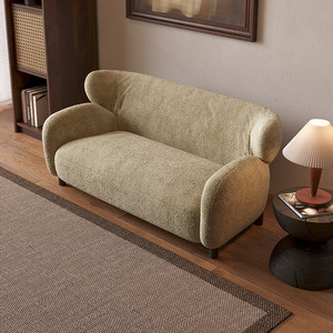 Fauteuil de loisirs design sirène moderne, écologique et durable, en tissu double, pour petit appartement, hôtel, villa, salon et chambre - Product Image 4