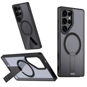 Étui magnétique avec béquille pour Samsung Galaxy S26 S25 S24 S23 Ultra, coque de téléphone antichoc transparente mate - Product Image 5