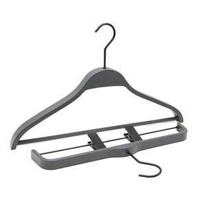 Zara Black ABS Plastic Pants Hangers with clip