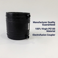 Raccord électrofusion PE100 HDPE à longue durée de vie, surface lisse, haute résistance, PN10 PN16, raccords de tuyauterie