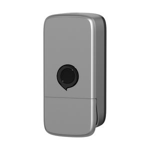 Dispensador de Pared de Plástico ABS para Ducha - Dispensador Manual de 800 ml para Desinfectante de Manos, Champú y Jabón (Blanco/Gris) - Product Image 3