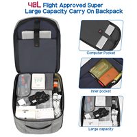 Sac à dos de voyage Oxford personnalisé, durable, imperméable, pour étudiants et professionnels, avec protection pour ordinateur portable et port de charge USB