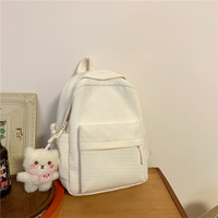 Sac à dos Yuanqi Light Mint pour femme, idéal pour les voyages, multi-couches, léger et pratique