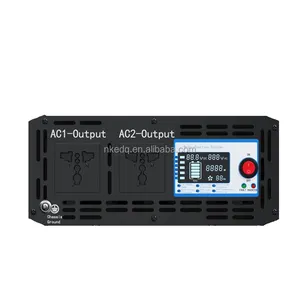 Best Verkopende Noker Dc 12V 24V Naar Ac 110 220V Auto Omvormer 2500W Piek 5000W Met Display