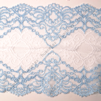 Nouveau tissu en dentelle jacquard en polyester et nylon multicolore en spandex, léger et de haute qualité pour vêtements féminins, mariages et mode.