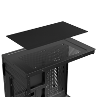 AntarcChill Popular Mid Tower Gaming PC Tower Computer Case Gamer SPCC Tempered Glass Desktop Vertical PC Cabinet With RGB Fan
