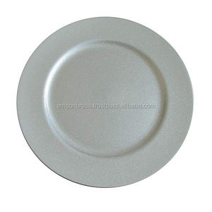 Assiette de présentation décorative en laiton métallique, très vendue, pour assiettes à dîner, pour la maison et la cuisine - Product Image 6