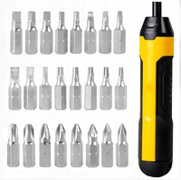 Tournevis sans fil, rechargeable 1300 mAh, perceuse multifonctionnelle réglable, chargement USB pour démontage et entretien
