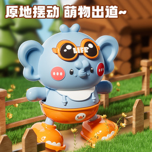 Cartone animato carino avvolgimento oscillante come un orologio che cammina animale giocattolo - Product Image 2