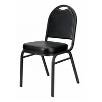 Chaise de banquet moderne haut de gamme, durable et empilable, avec dossier en dôme, pour salon, appartement, hôpital et entrée.