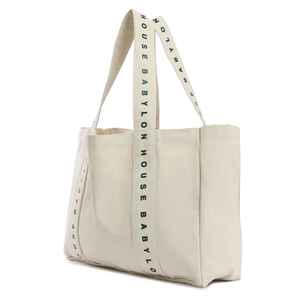 हैंडल स्ट्रैप शॉपिंग पर 12oz मोटी बड़े कपास कैनवास के लिए सक्रिय जीवन शैली टोटे बैग जिम के लिए - Product Image 3