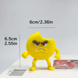 ของตกแต่งรูปชีสโกรธ 3 มิติ พิมพ์ด้วยเทคโนโลยี 3D สมจริง ของขวัญสุดสนุกสำหรับคนรักอาหาร ของตกแต่งชีสสำหรับบ้านและออฟฟิศ - Product Image 3