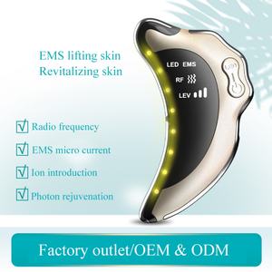 Herramienta de Masaje Eléctrica Gua Sha con Logotipo Personalizado, Masajeador Facial y Corporal Galvánico, Masajeador Gua Sha con Microcorriente y Vibración para Músculos - Product Image 4