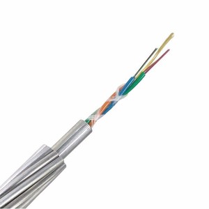 Câble à fibres optiques aérien OPGW de haute qualité pour ligne de transmission d'énergie - Product Image 1