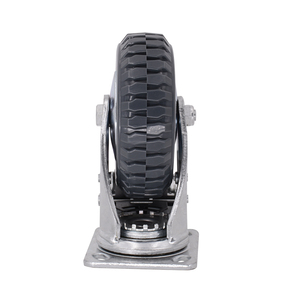 Fabrikverkauf Edelstahl 250Kg 6 Zoll Hochleistungs-PU-MW-Lenkrolle mit Bremse - Product Image 4