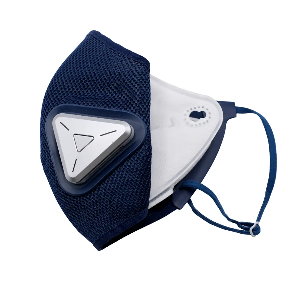 Mascheratura del viso del purificatore d'aria HEPA con personalizzazione del logo del ventilatore elettrico