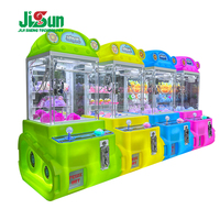 Хит продаж: Мини-кран-машина JiSun JJS-WW0017 с монетоприемником, 110В/220В, настраиваемые цвета, для торговых центров
