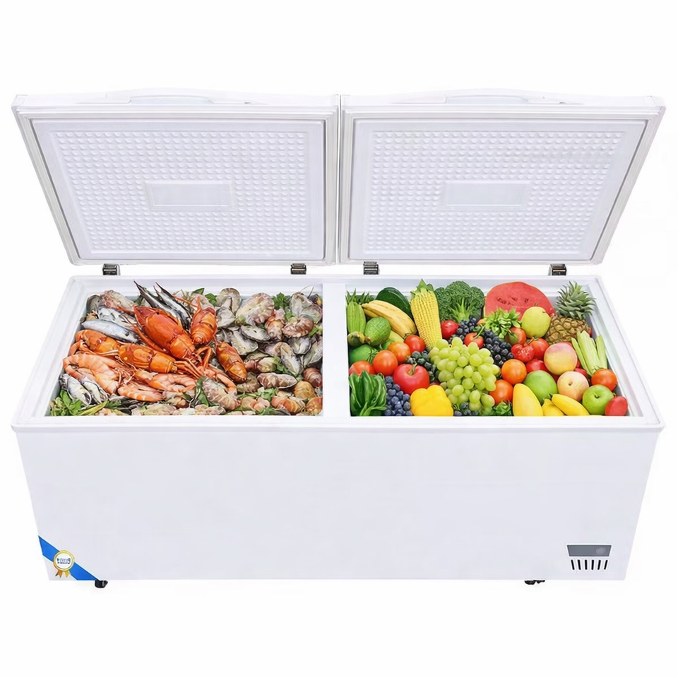 Commercial Island Horizontal Chest Freezer with Air & Direct Cooling ...