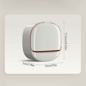 Boîte à Savon Murale Exquise pour Salle de Bain, Support de Savon de Luxe pour Porte de Salle de Bain, Égouttoir Non Perforé pour Savon de Lessive - Product Image 6