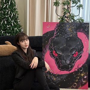 Arte de Pared Inspirado en la Dopamina para la Parte Posterior del Sofá, Estilo Nicho para Entrada, <span class=keywords><strong>Cuadro</strong></span> Colgante de <span class=keywords><strong>Pantera</strong></span> <span class=keywords><strong>Negra</strong></span>, Decoración Abstracta Nórdica para Sala de Estar - Product Image 2