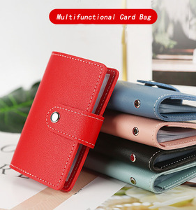 Album Porta Carte in PVC Coreano con 26 Tasche, Raccoglitore per Collezione Fan <span class=keywords><strong>Club</strong></span> Kpop, Portafoto in Pelle con Supporto per Carte di Credito e Documenti - Product Image 2