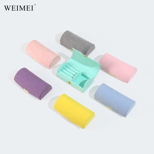 WEIMEI New Arrival Mini Jewelry Travel Storage <b>Box</b> Jewelry Organizer Case <b>Earrings</b> Necklace Rings Storage <b>Box</b> - Product Image 1