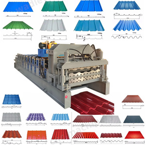Oluklu çatı sac çatı örtüsü profilleme makinesi ibr çift metal çatı paneli şekillendirme makinesi - Product Image 2