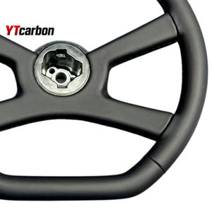 Volant en fibre de carbone véritable YTcarbon pour <span class=keywords><strong>Yukon</strong></span> Denali 91-95, accessoires intérieurs de voiture, style course modifié, personnalisé - Product Image 6