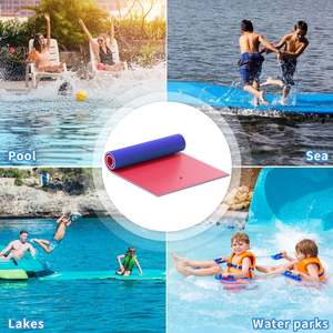 Aangepaste Fabriek Groothandel Lelie Pad Drijvende Water Mat <span class=keywords><strong>3</strong></span>-laags Scheurbestendig Xpe Schuim Drijvende Mat Voor Meer Strand Oceaan Zwembad - Product Image 4