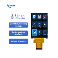 Module d'affichage LCD TFT couleur de petite taille 3,5 pouces 320x480, écran tactile carré